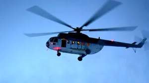 Situaţia din judeţul Tulcea, unde ninge abundent, monitorizată de o aeronavă a MAI