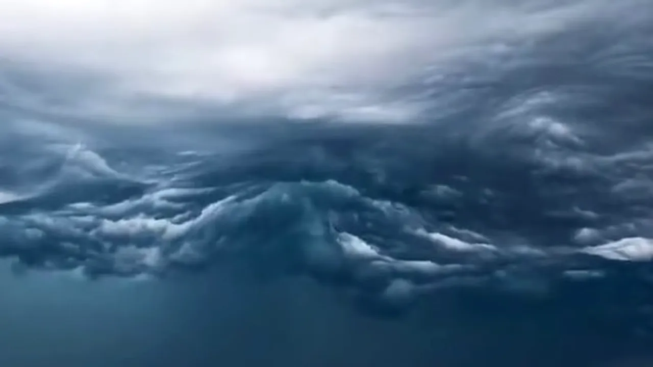 Valuri pe cer: norii rari Asperitas VIDEO