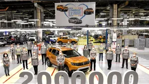 Dacia Duster. Automobilul cu numărul 2.000.000 a ieşit de pe linia de montaj