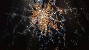 Bucureştiul văzut din spaţiu. Poza realizată de NASA s-a viralizat pe reţelele de socializare