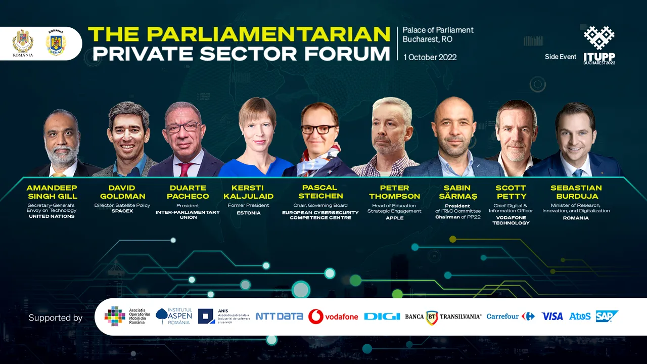 The Parliamentarian – Private Sector Forum reuneşte la Bucureşti experţi globali în tehnologie