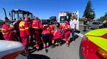 Accident grav pe DN5. Doi șoferi nu ar fi păstrat distanța regulamentară, iar vinovatul a fost dus la spital