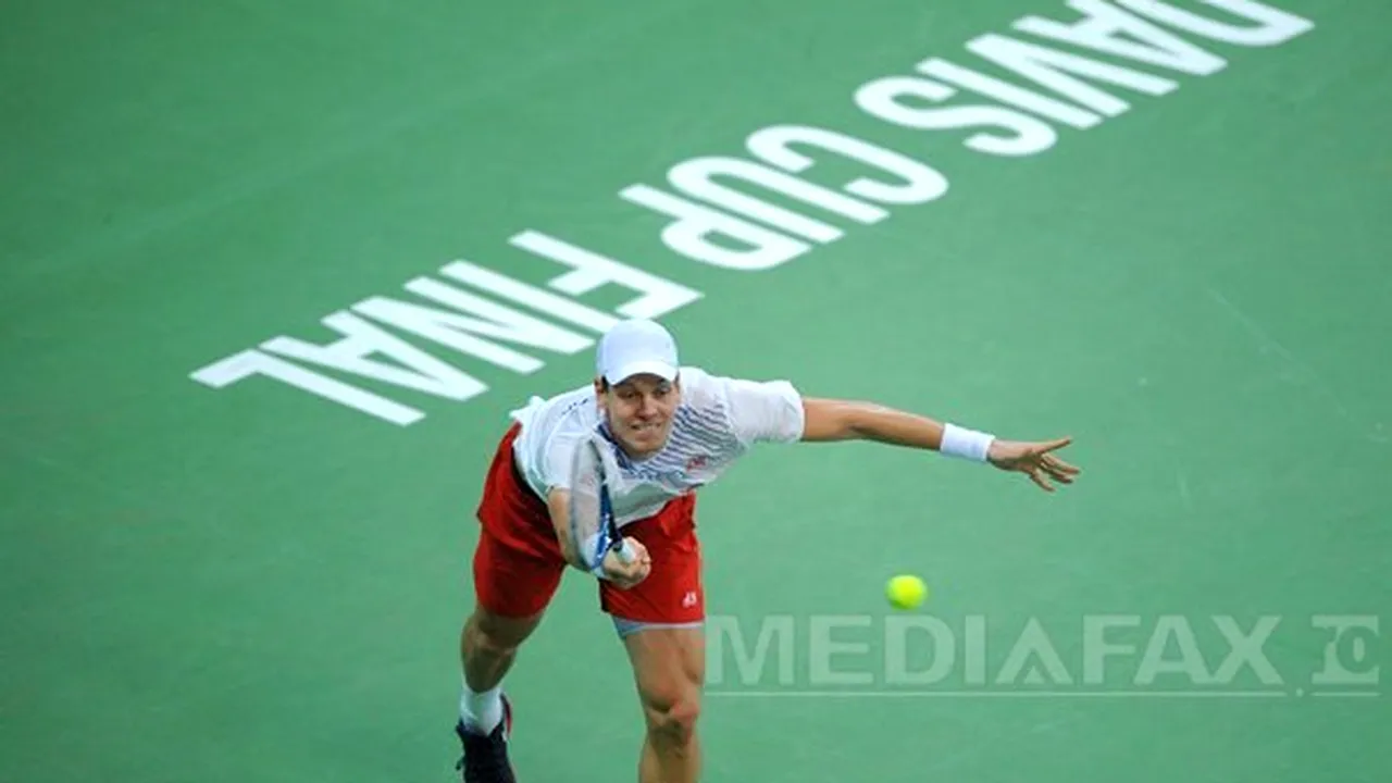 Serbia a egalat Cehia, scor 2-2, în finala Cupei Davis