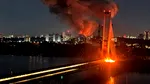 Rusia atacă pentru a patra oară un pod-cheie din Kiev. Circulația, complet oprită