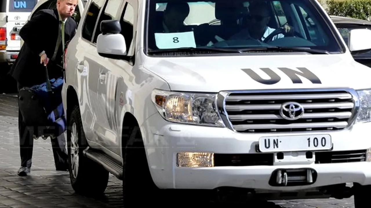 Stoc de ARME CHIMICE estimat la 1.000 de tone, examinat de inspectorii ONU în Siria