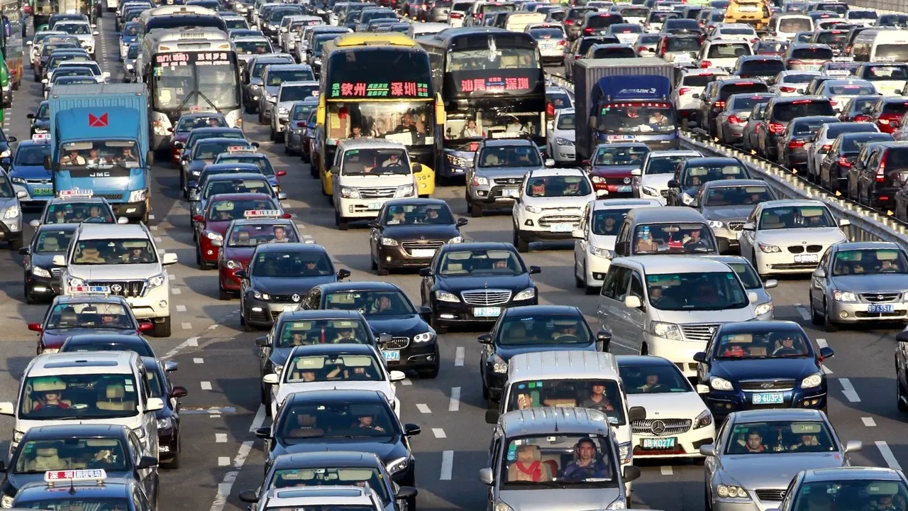 FOTO | Cum arată China, paralizată de ambuteiaje. În 