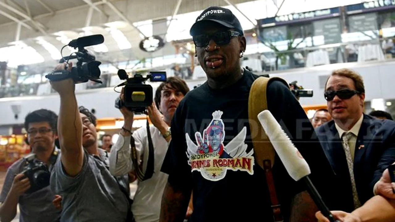 Rodman va pregăti naţionala din Coreea de Nord pentru un meci în onoarea lui Kim Jong-Un