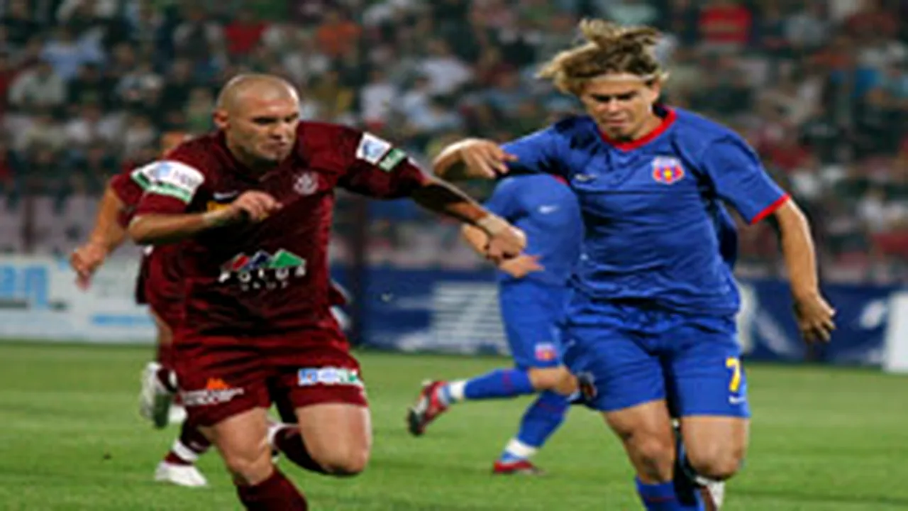 Steaua a remizat cu CFR Cluj, scor 0-0