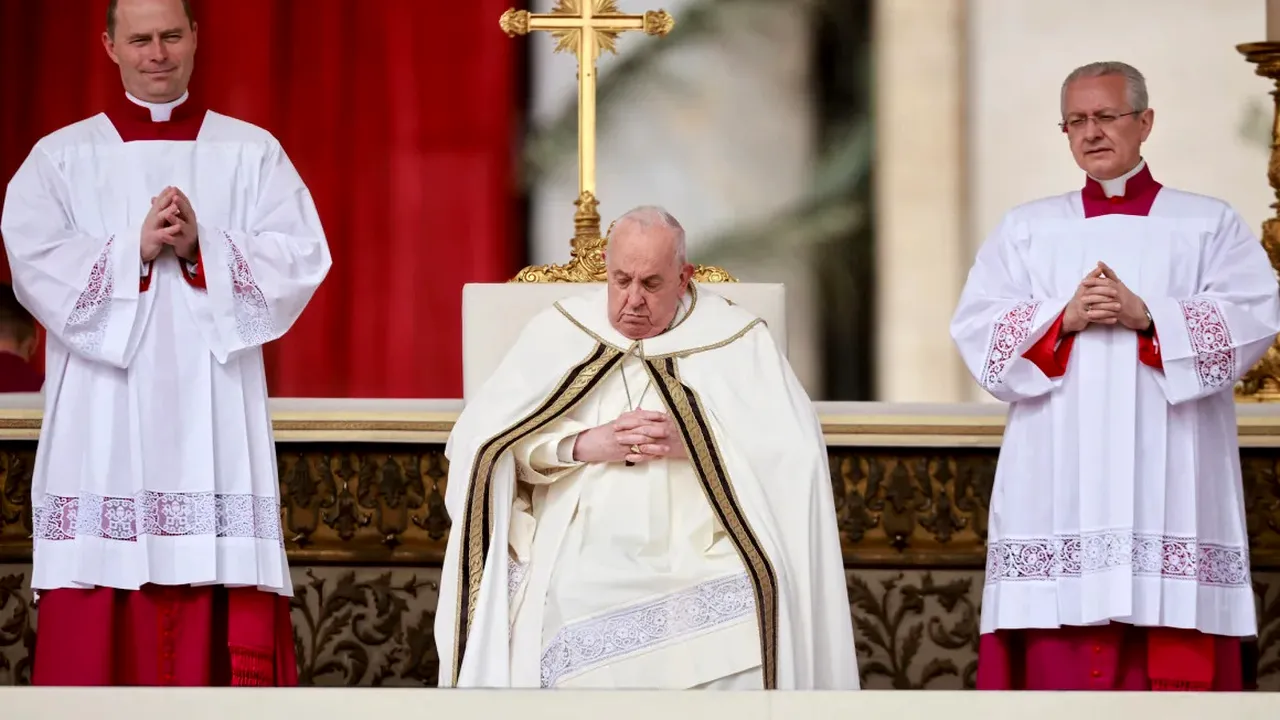 Papa Francisc a făcut, în Duminica Paştelui, apel la încetarea focului în Gaza