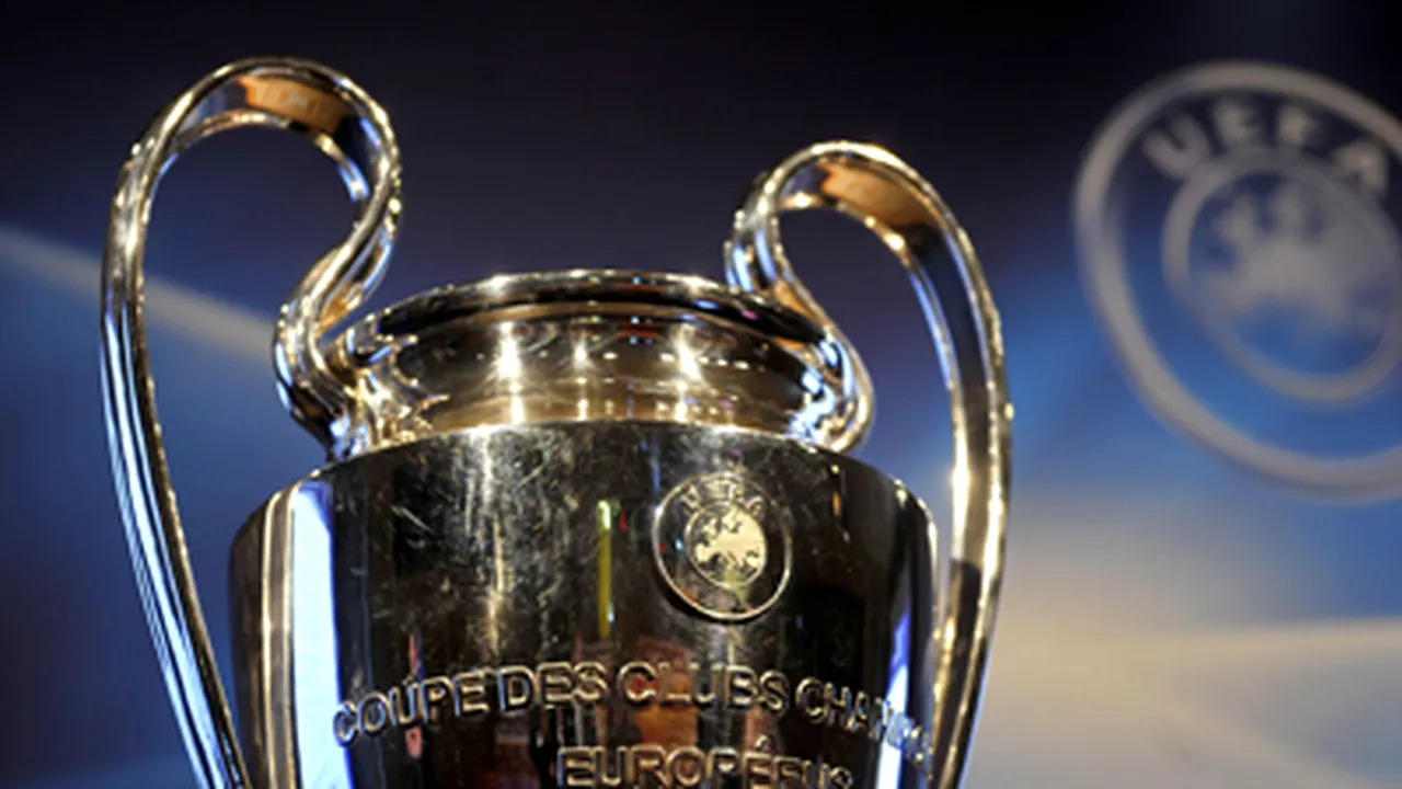 UEFA a crescut primele pentru Liga Campionilor cu 26 la sută