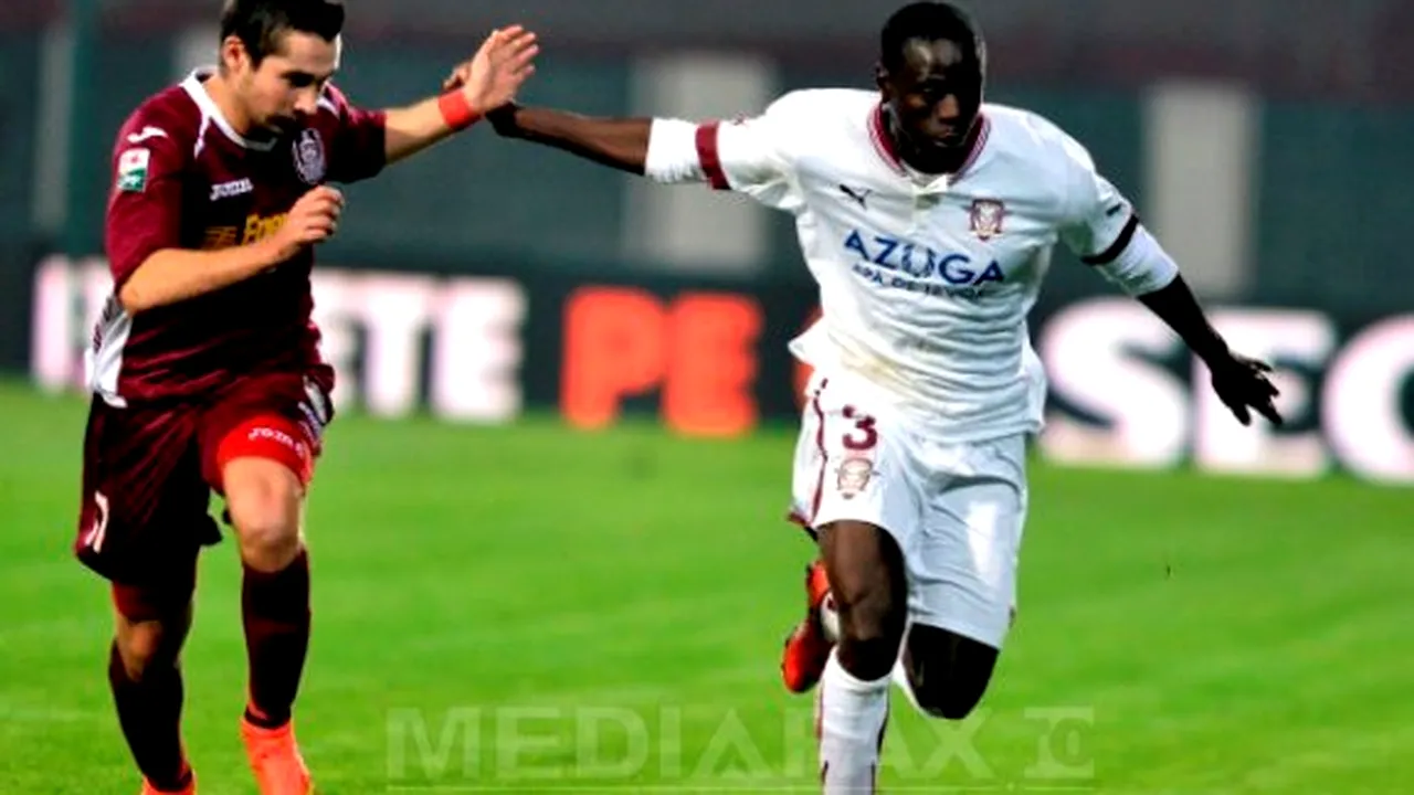 CFR Cluj a învins Rapid, scor 2-1, şi s-a calificat în sferturile Cupei României