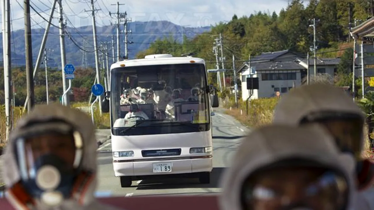 Fukushima, la opt luni de la dezastru: Centrala nucleară japoneză, vizitată pentru prima oară de jurnalişti - GALERIE FOTO