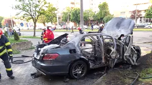 Pompier experimentat din Arad: Nu am mai avut de-a face până acum cu o explozie urmată de un incendiu, de regulă este invers