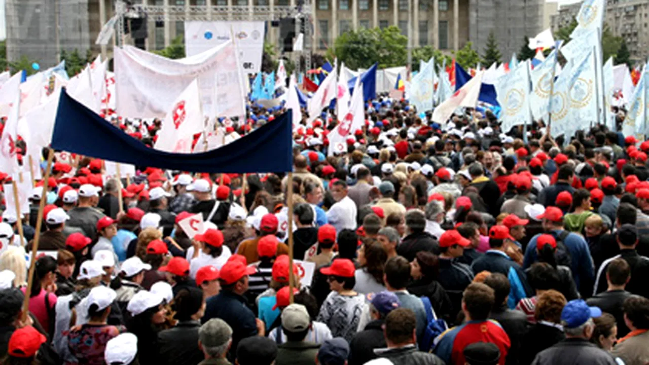 Sindicaliştii anunţă miercuri acţiunile de protest, după ce primesc forma finală a Codului muncii