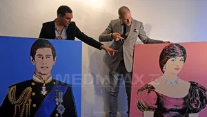 Portrete ale prinţului Charles şi prinţesei Diana semnate de Andy Warhol, scoase la licitaţie