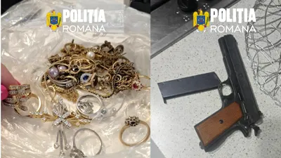 FOTO&VIDEO Spărgători de locuințe, percheziționați de polițiști în Timiș. Mascații au descins și în locuința unui polițist