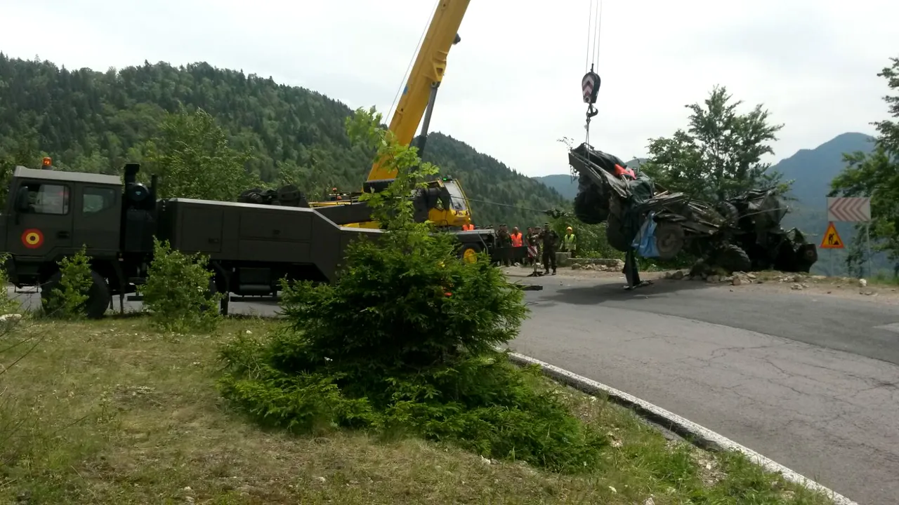 Ultimul militar rămas în spital după accidentul din Argeş a fost externat