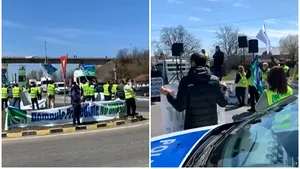 VIDEO Marş motorizat de dimensiuni impresionante, pentru construirea de autostrăzi în Moldova