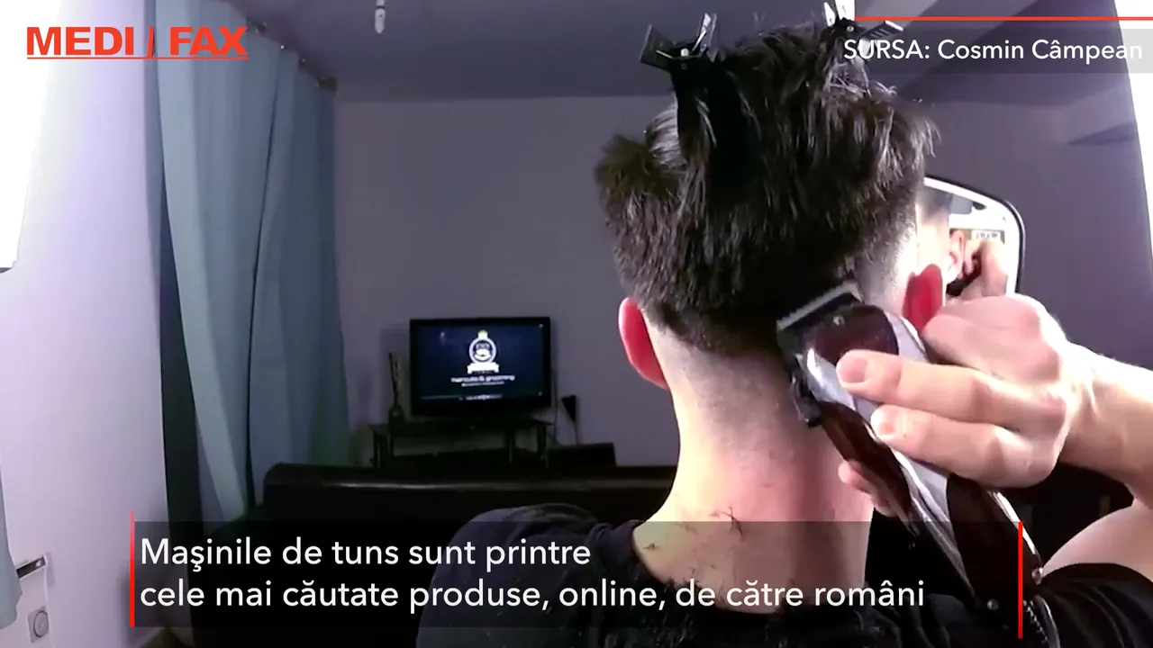 Odată cu închiderea frizeriilor au crescut vânzările de maşini de tuns