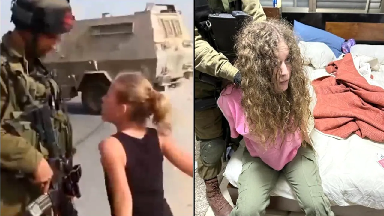 Activista palestiniană Tamimi, arestată pentru un mesaj horror: Vă vom bea sângele şi vă vom mânca craniile