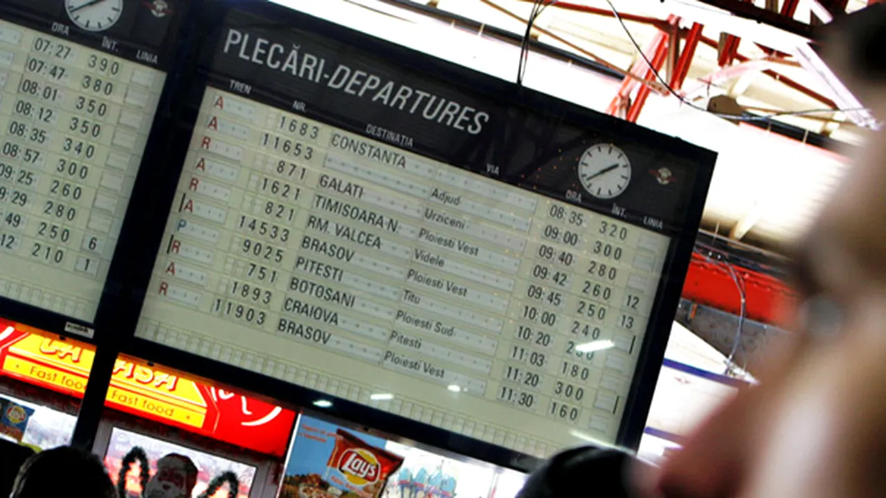 CFR a rezolvat problema întârzierilor: le-a inclus în Mersul Trenurilor