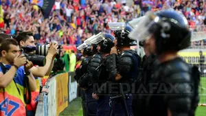 Peste 500 de jandarmi la meciul Steaua Bucureşti - Rosenborg Trondheim