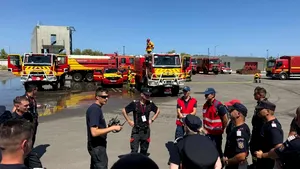 IGSU: Modulul românesc RO GFFF-V şi-a început prima zi operativă în baza de la Nea Makri
