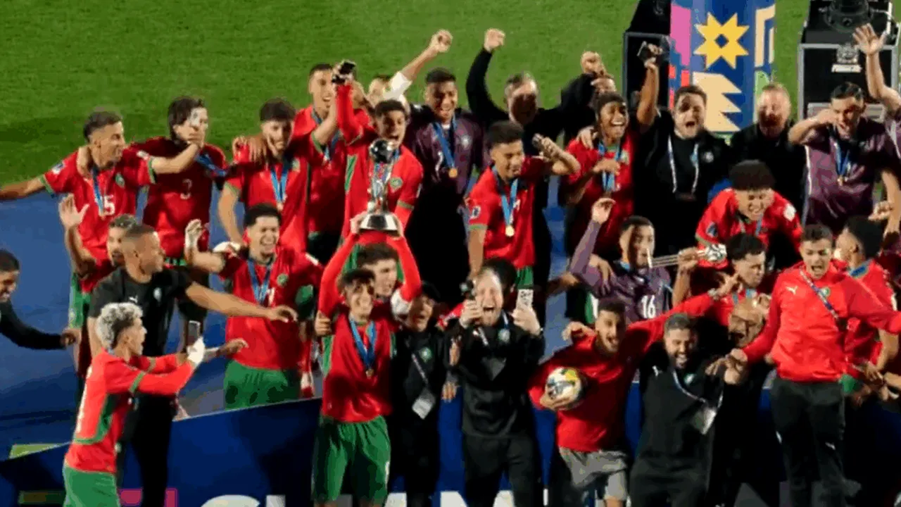 Maroc câștigă pentru prima oară Cupa Mondială de fotbal U20, învingând Argentina cu 2-0