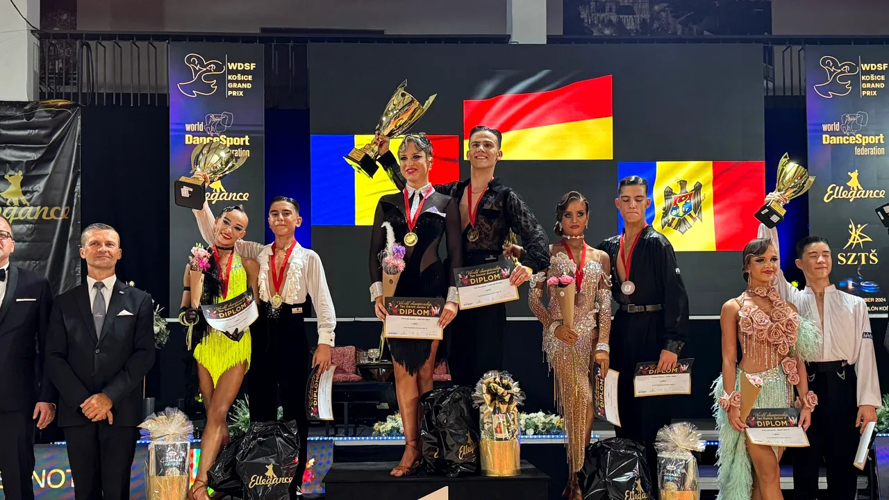 România este vicecampioană mondială la dans sportiv