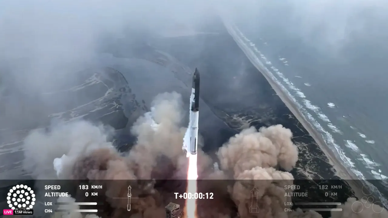 SpaceX: O nouă rachetă mamut a fost lansată în spaţiu la a treia încercare