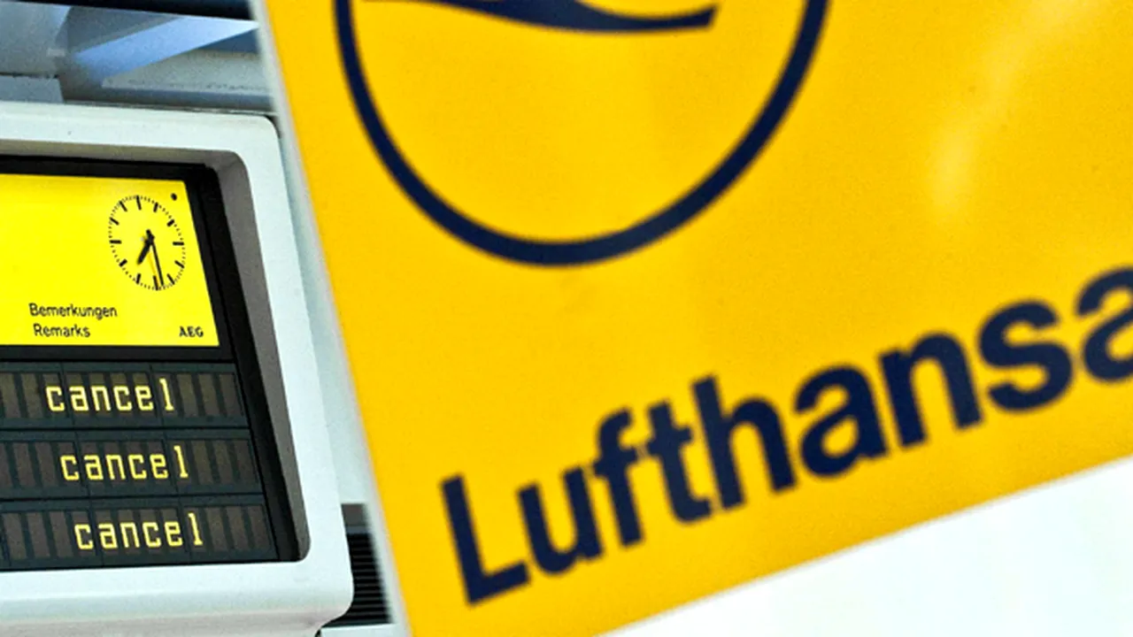 Numeroşi pasageri, blocaţi pe aeroportul din Frankfurt din cauza grevei de la Lufthansa - VIDEO