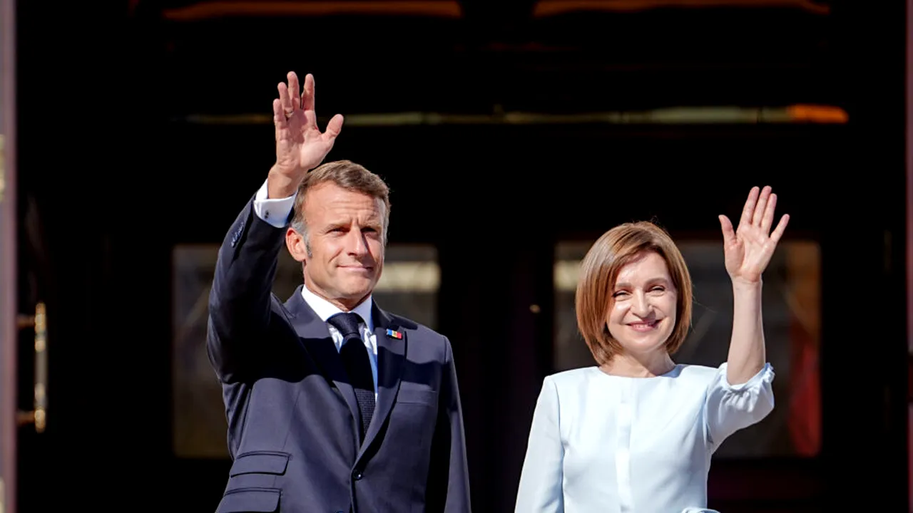 Maia Sandu participă la Forumul Păcii de la Paris, la invitația lui Emmanuel Macron