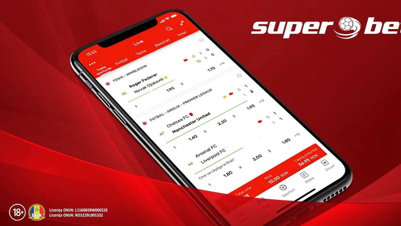 (P) Superbet a lansat prima aplicaţie nativă. Peste 30 de zile cu premii pentru jucători!