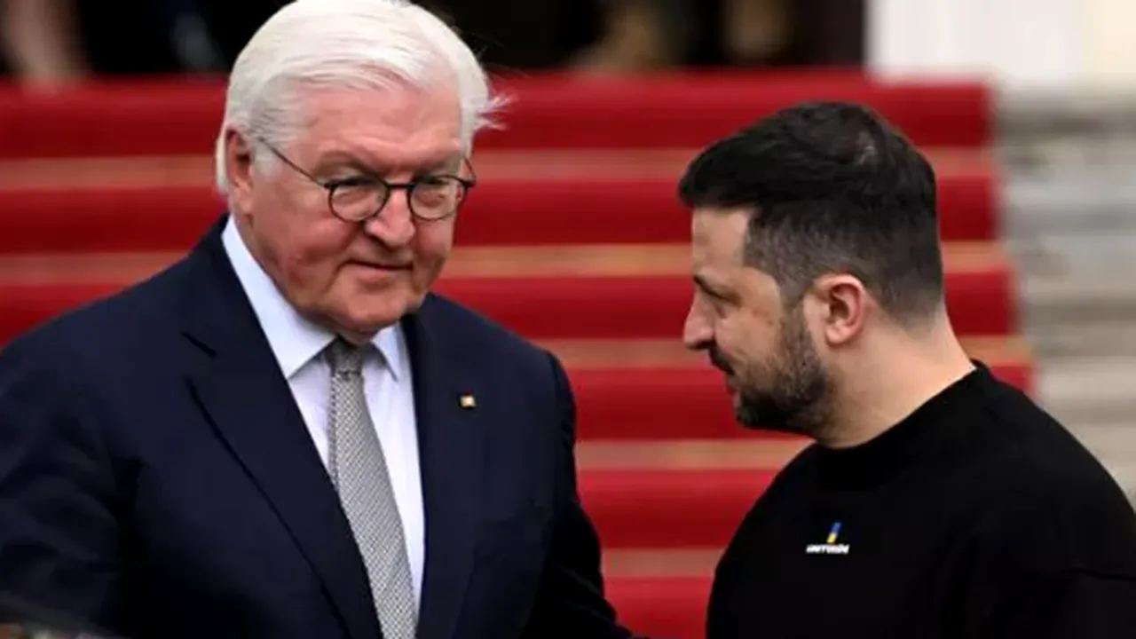 Zelenski s-a întâlnit cu preşedintele Germaniei, în timpul unei vizite la Berlin