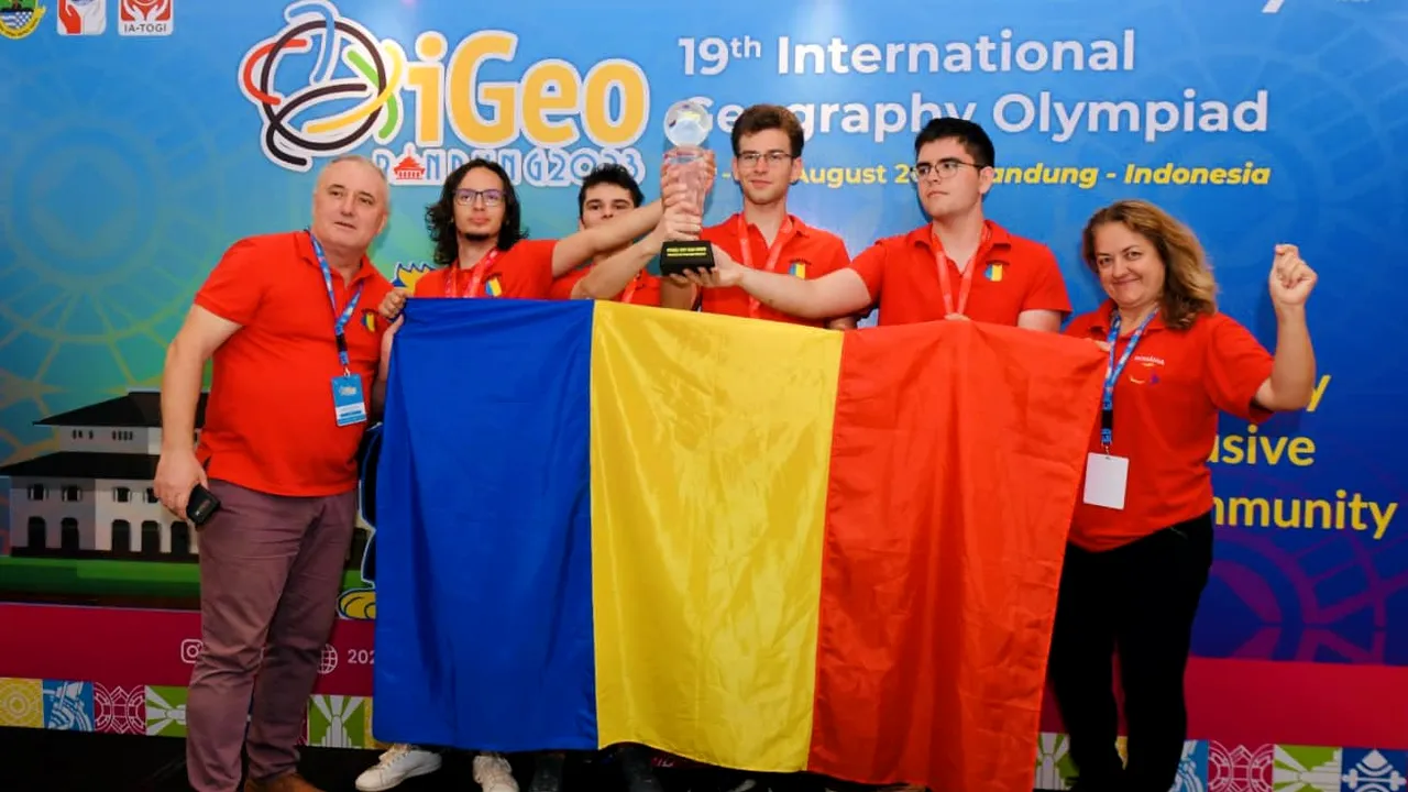 România, locul 1 pe naţiuni la Olimpiada Internaţională de Geografie