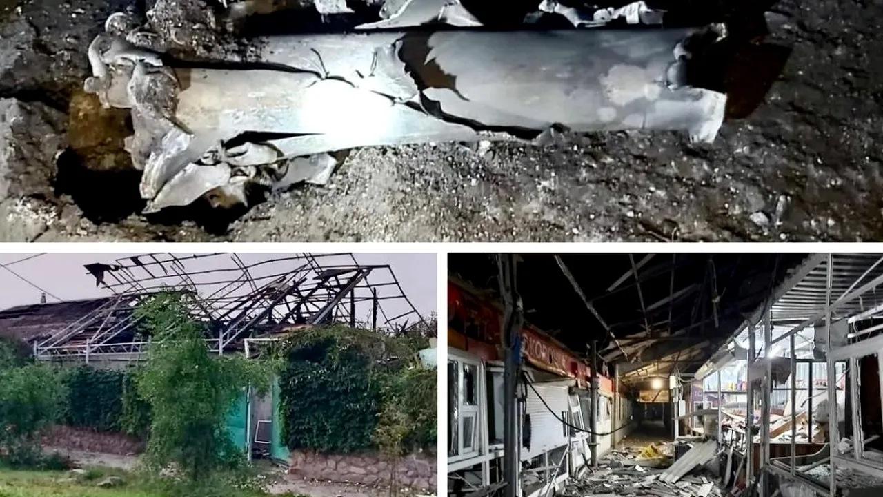 Ruşii au bombardat oraşul ucrainean Nikopol, în apropierea centralei nucleare din Zaporojia