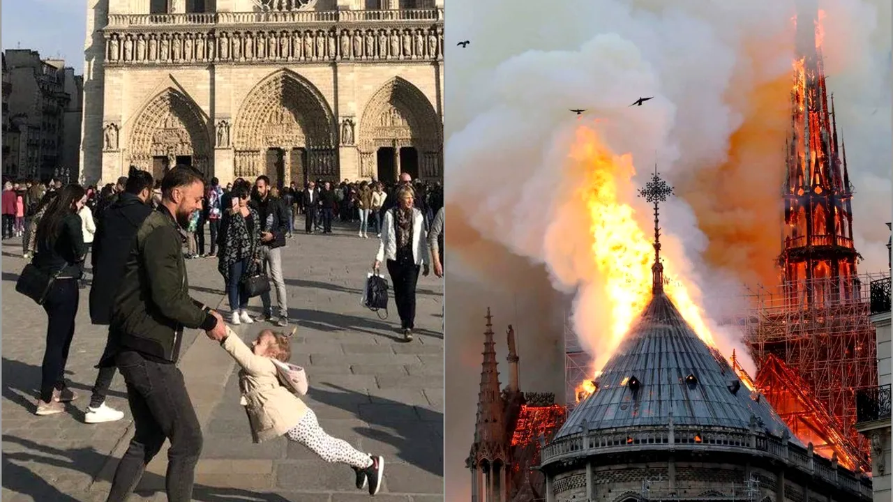 Fotografia devenită VIRALĂ, după incendiul de la Catedrala Notre-Dame: Căutările au luat sfărşit! Cei doi protagonişti au fost găsiţi | FOTO