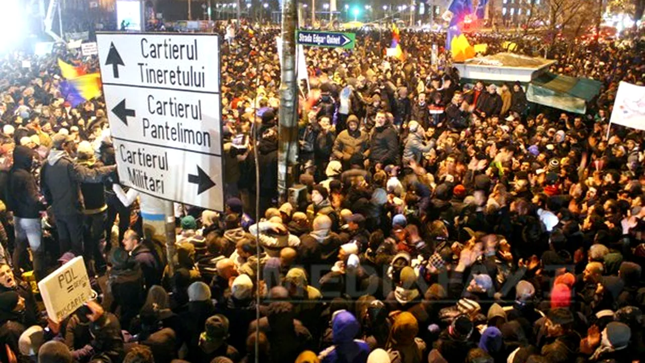 Presa internaţională: A ŞAPTEA ZI DE PROTESTE, una dintre cele mai importante din ultimii ani. Demonstraţiile par să câştige forţă