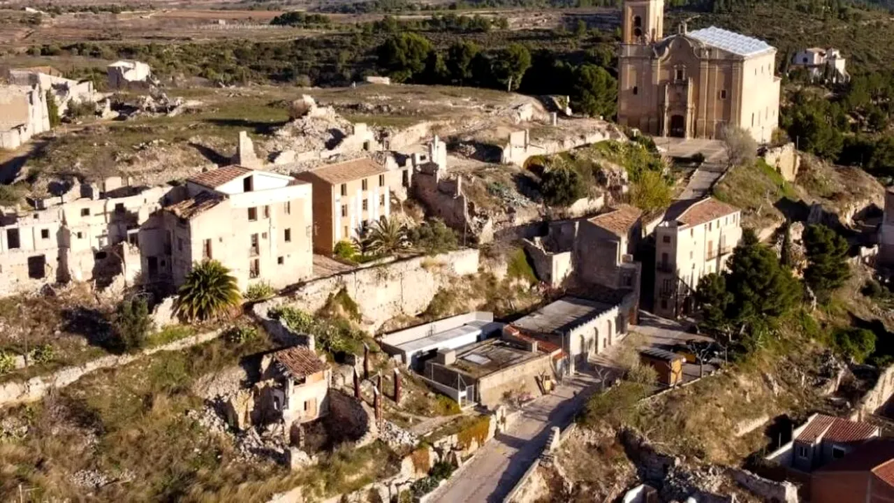 Satul abandonat din Spania, la două ore de Barcelona: ruinele Războiului Civil, în picioare