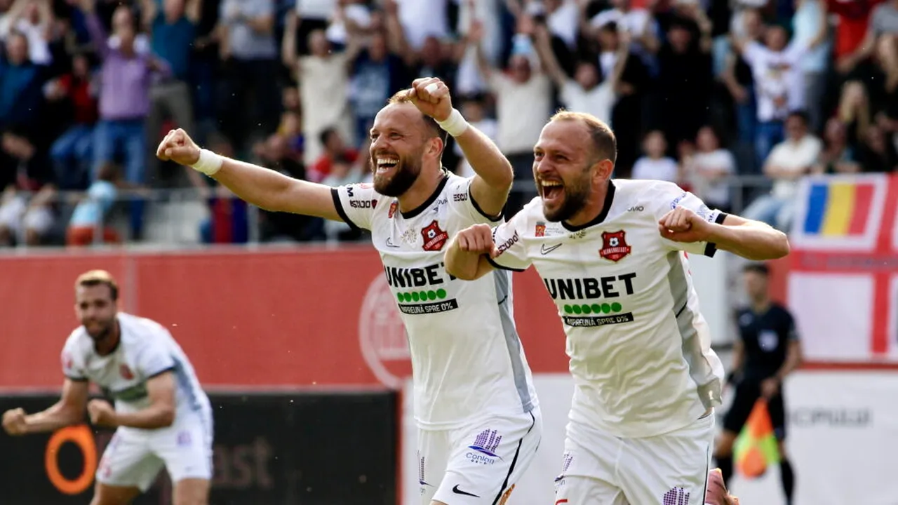 FC Hermannstadt a fost aproape să rateze victoria după ce a condus cu 3-0 în barajul pentru Superligă
