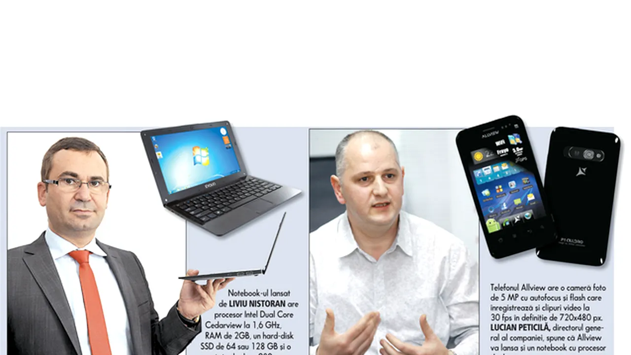 Românii de la Allview şi Evolio şi-au extins portofoliul de produse cu un smartphone şi un notebook
