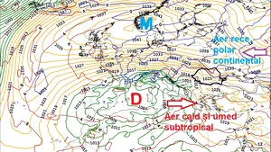 România, între anticiclonul azoric și ciclonul mediteranean. ANM anunță unde va ninge de Crăciun