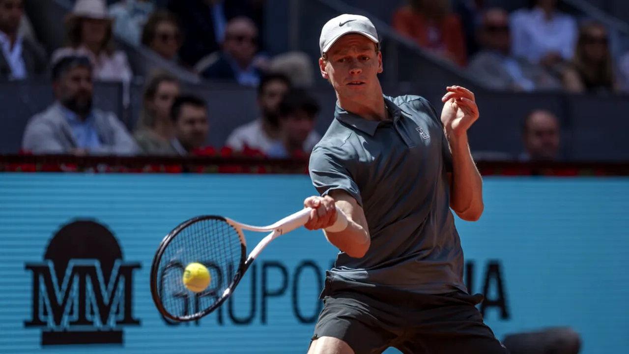 Jannik Sinner scrie istorie la Madrid: completează „setul” semifinalelor la turneele Masters 1000