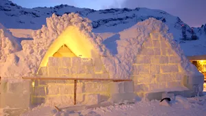 Hotelul de gheaţă de la Bâlea Lac se redeschide -VIDEO