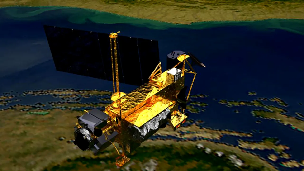 Satelitul american va intra în atmosfera Pământului în jurul datei de 23 septembrie. Zona unde va cădea nu a fost încă identificată