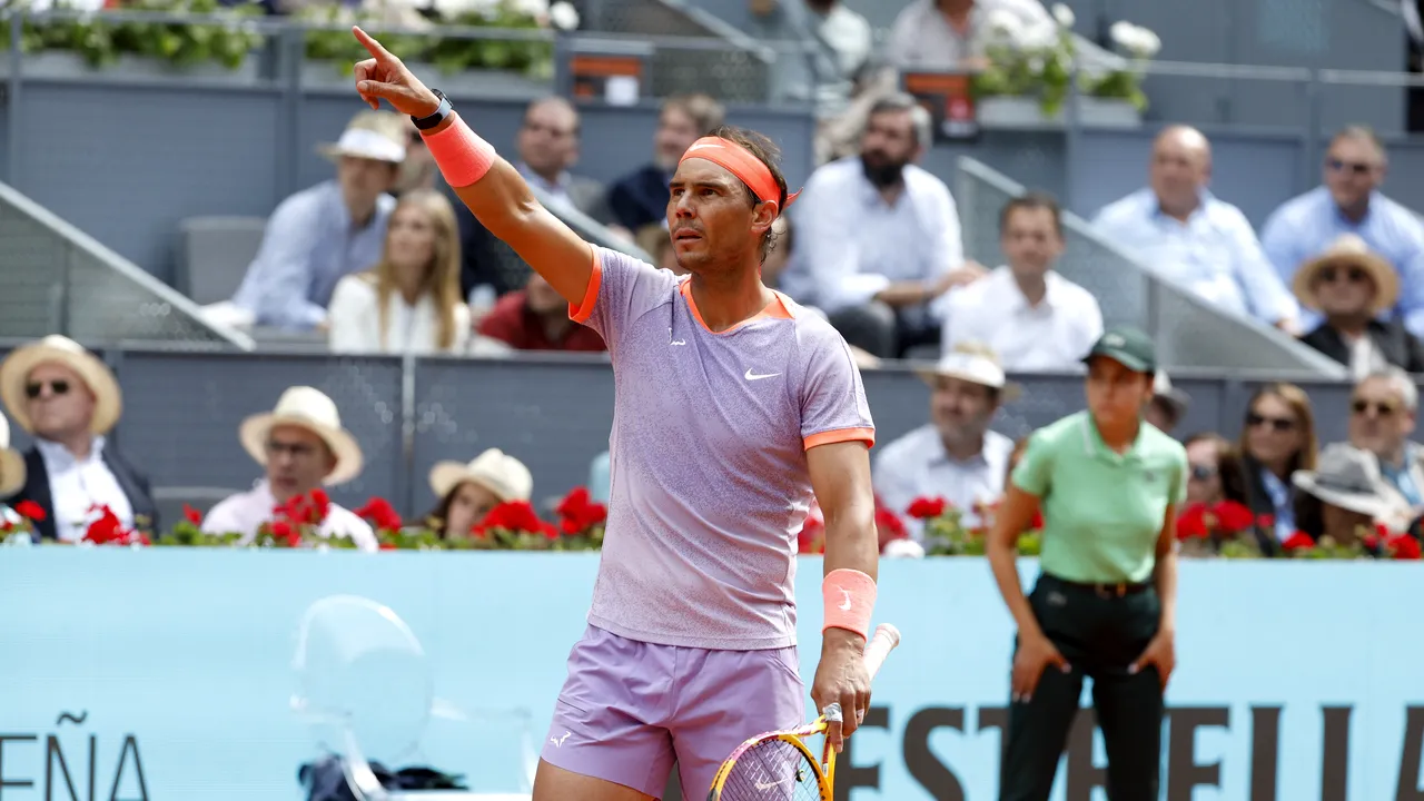 Nadal a obţinut cu greu victoria în primul tur la Roma