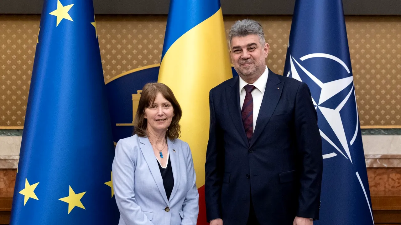 Marcel Ciolacu s-a întâlnit cu ambasadorul SUA la Bucureşti