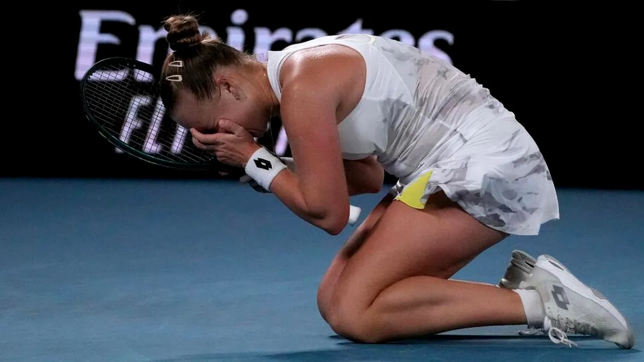 Blinkova a învins-o pe Rybakina, locul 3 mondial, după cel mai lung tie-break din istoria Slamurilor