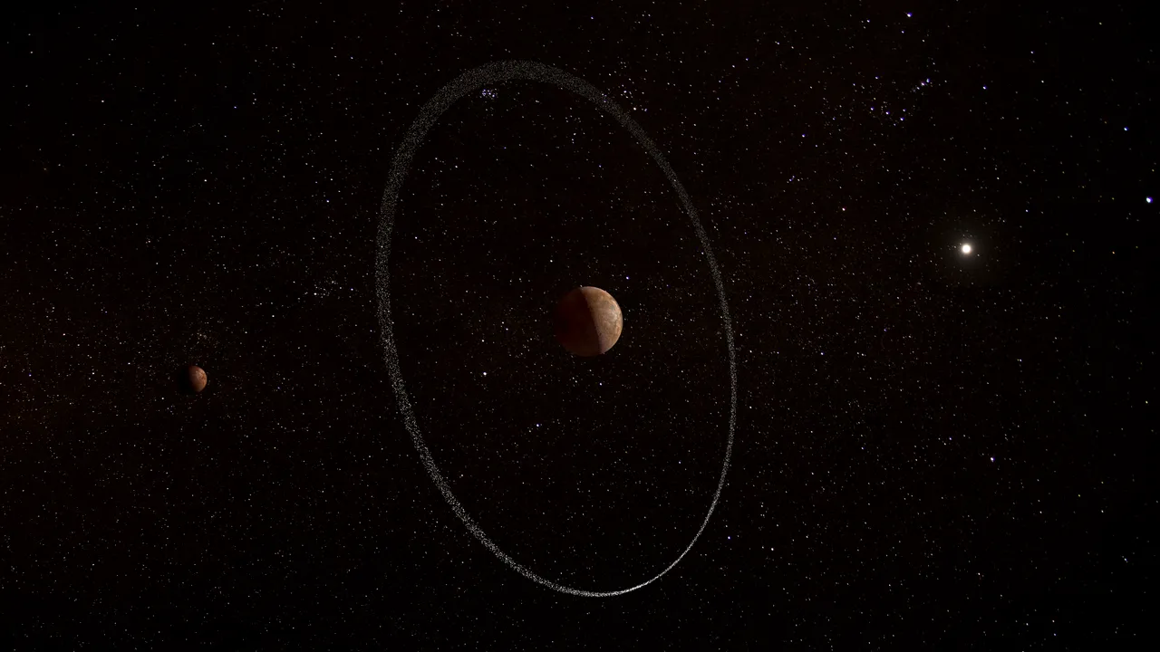 A fost detectat un inel ce înconjoară o planetă-pitică situată dincolo de Pluto 