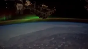 Cum arată Aurora Boreală filmată de pe Staţia Spaţială Internaţională